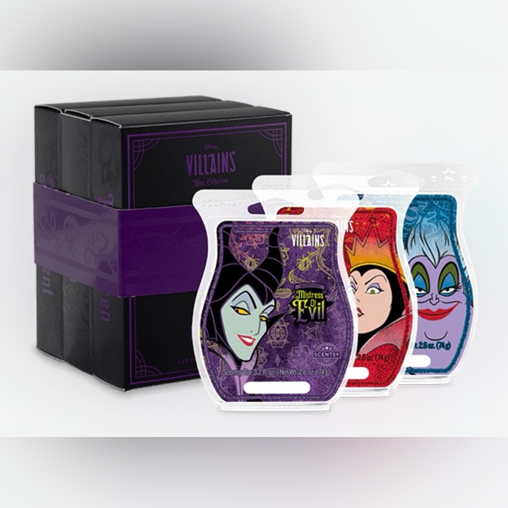 Scentsy Disney Villains Wax Collection